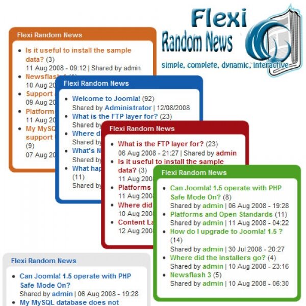 Flexi Random News - модуль случайных новостей для Joomla