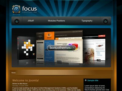 BT Focus - шаблон Joomla от BonusThemes