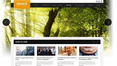 JA Kranos - шаблон для создания новостного сайта
